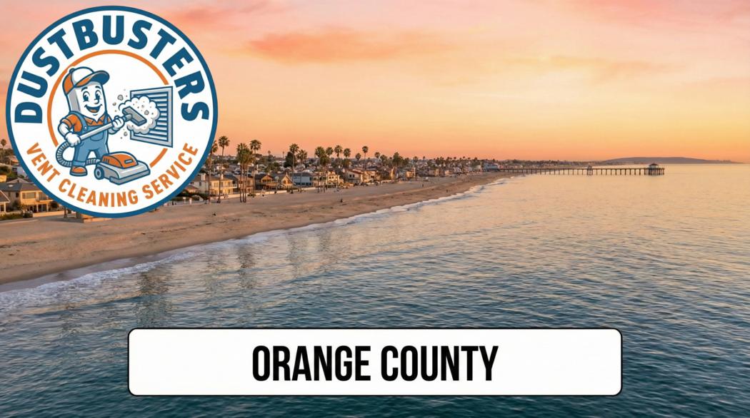 Dryer vent duct being cleaned to remove lint and restore airflow