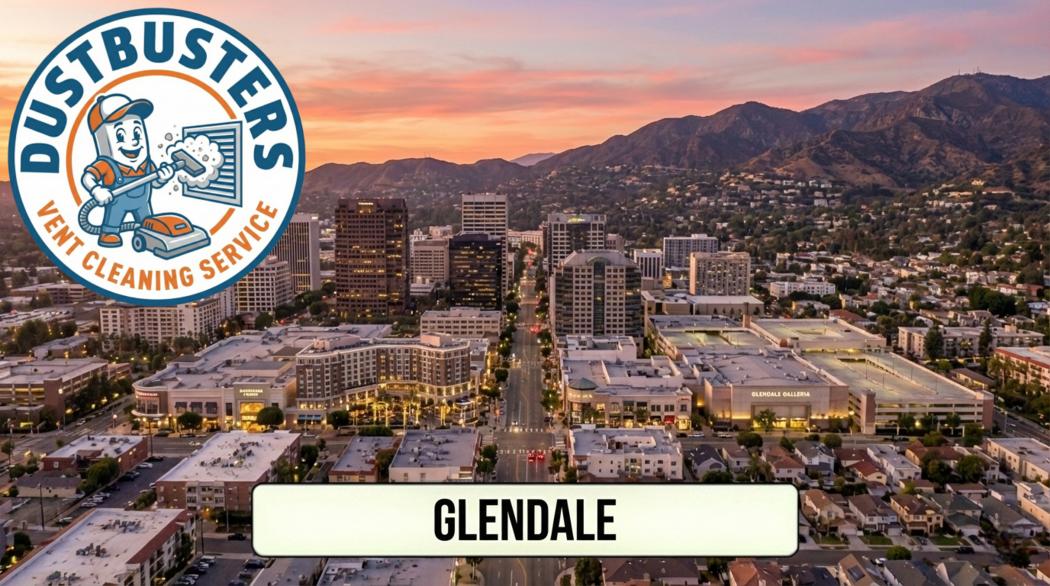 Dryer vent duct being cleaned to remove lint and restore airflow