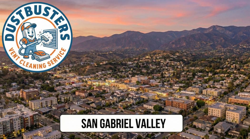 Dryer vent duct being cleaned to remove lint and restore airflow