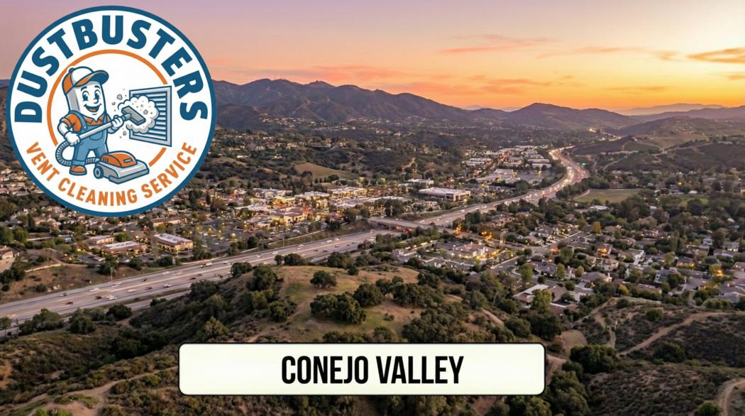 Dryer vent duct being cleaned to remove lint and restore airflow