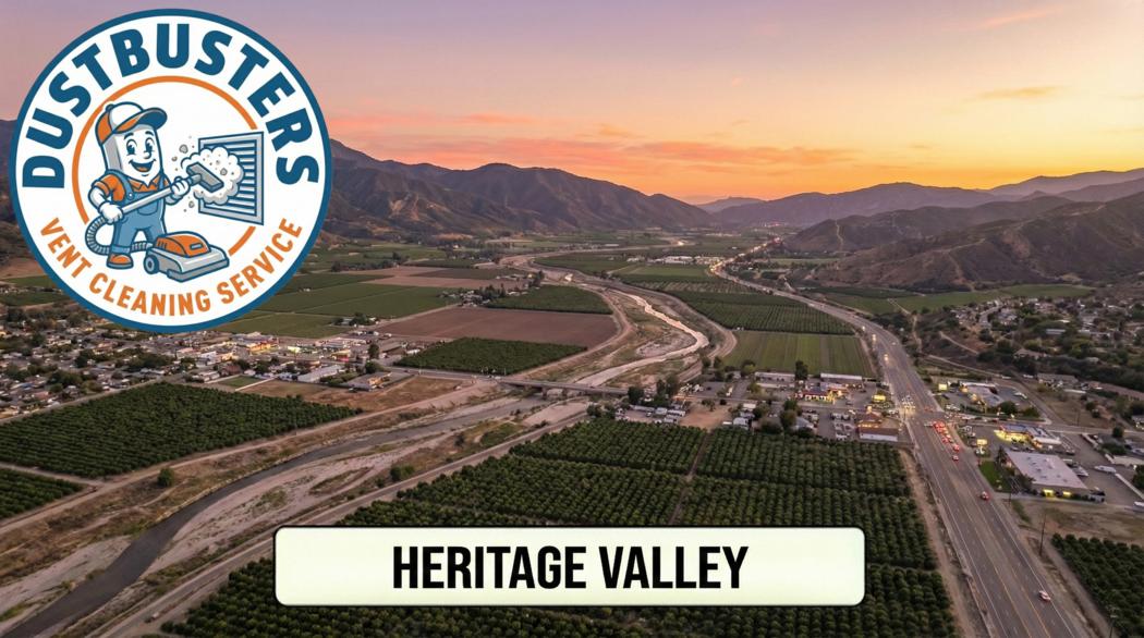 Dryer vent duct being cleaned to remove lint and restore airflow